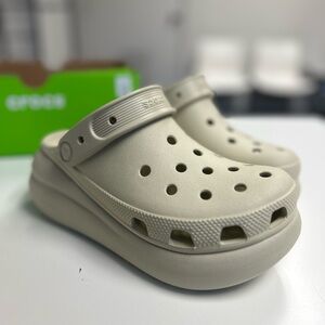 CROCS Platform Crush Clog - Bone (Cream)